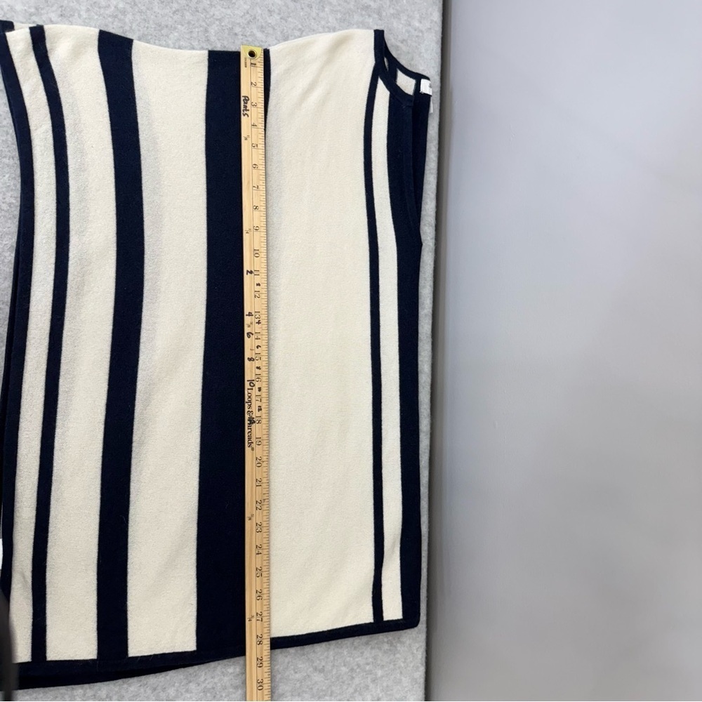 TOMMY BAHAMA Island 100% Cashmere Stripe Poncho sz One Size - Picture 12 of 13
